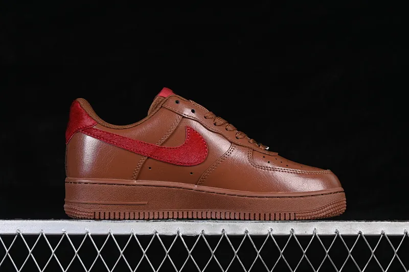All categories Nk Air Force 1 Air Force series Nk Air Force 1 Low Air Force low-top Nike Air Force 1'07 Low Year of the Horse joint name Chestnut red sandalwood Air Force 1 low-top casual sneakers XY9025-002